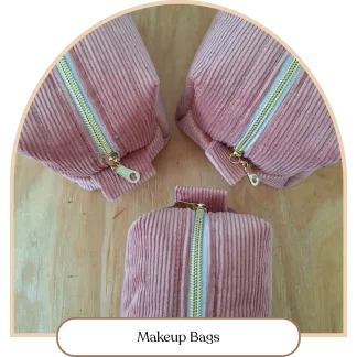 Handmade Makeup Bags for Cosmetics & Travel