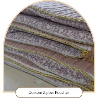 Custom Handmade Zipper Pouches – Personalized Storage & Travel Organizers