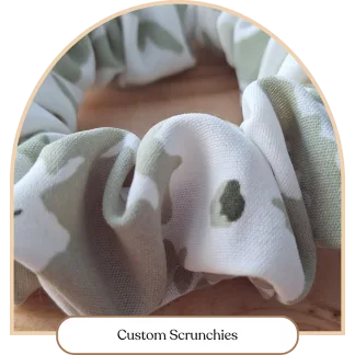 Custom Handmade Scrunchies – Choose Your Fabric & Color | Jaspery Dreams