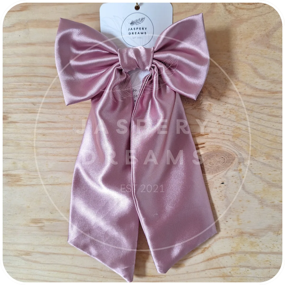 Pink large standard hair bow
