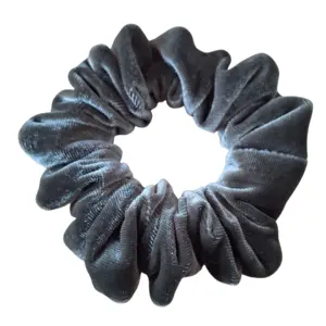 Olive velvet hair scrunchie