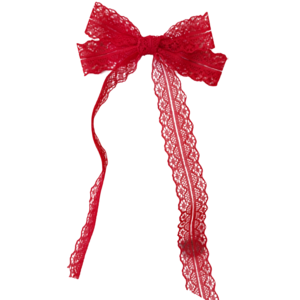 Red Lace bow