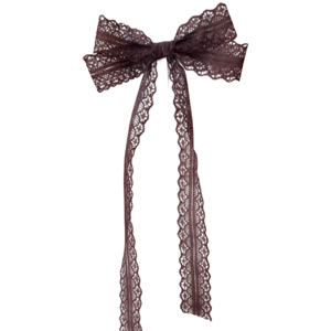 Brown Lace bow