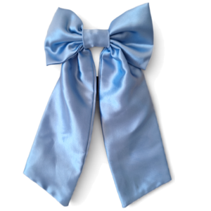 Baby Blue Large Satin Standard Bow