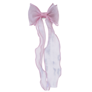 Baby Pink Frill Bow