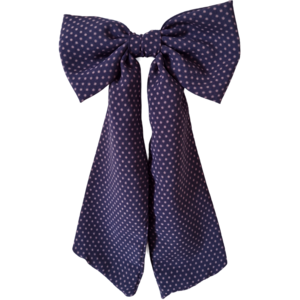 Purple Dots Large Standard Bow