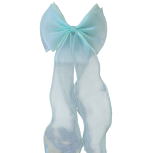 Lime Frill Bow
