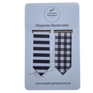 Black and White Magnetic Bookmark