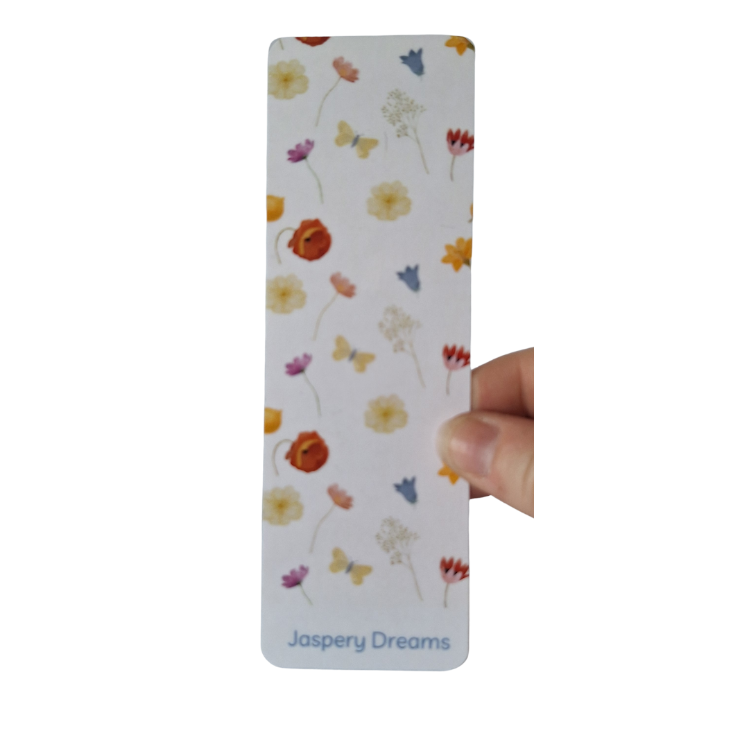Wildflower Butterflies Laminated Bookmark