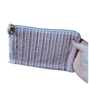 Light Pink Zipper Pouch