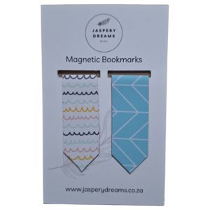 Turquoise Scribble Magnetic Bookmark