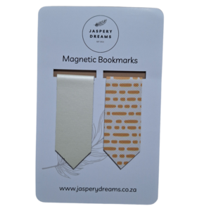Creamy Lines Magnetic Bookmark