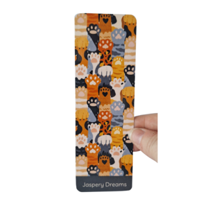 Kitty Paws Laminated Bookmark