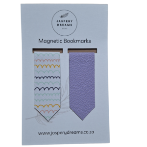Lilac Scribble Magnetic Bookmark