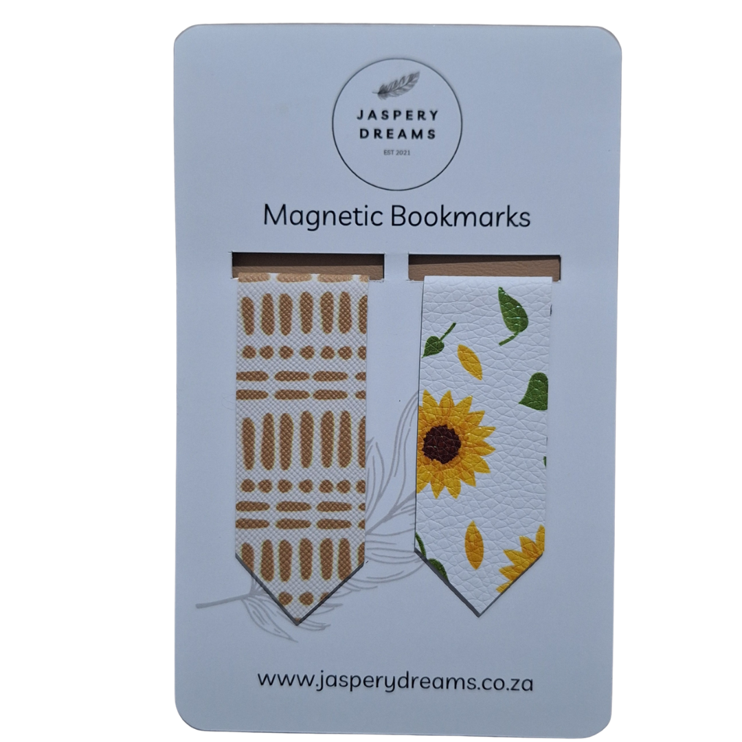 Sunflowers Magnetic Bookmark
