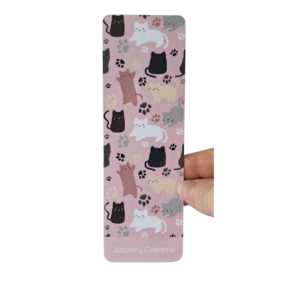 Pink Cats Laminated Bookmark