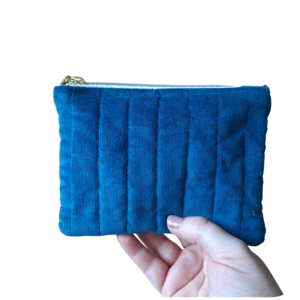 Royal Blue Zipper Pouch