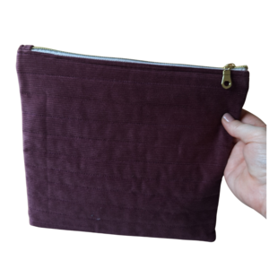 Purple Zipper Pouch