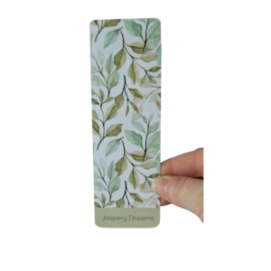 Sage Leaves Laminated Bookmark