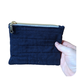 Navy Zipper Pouch