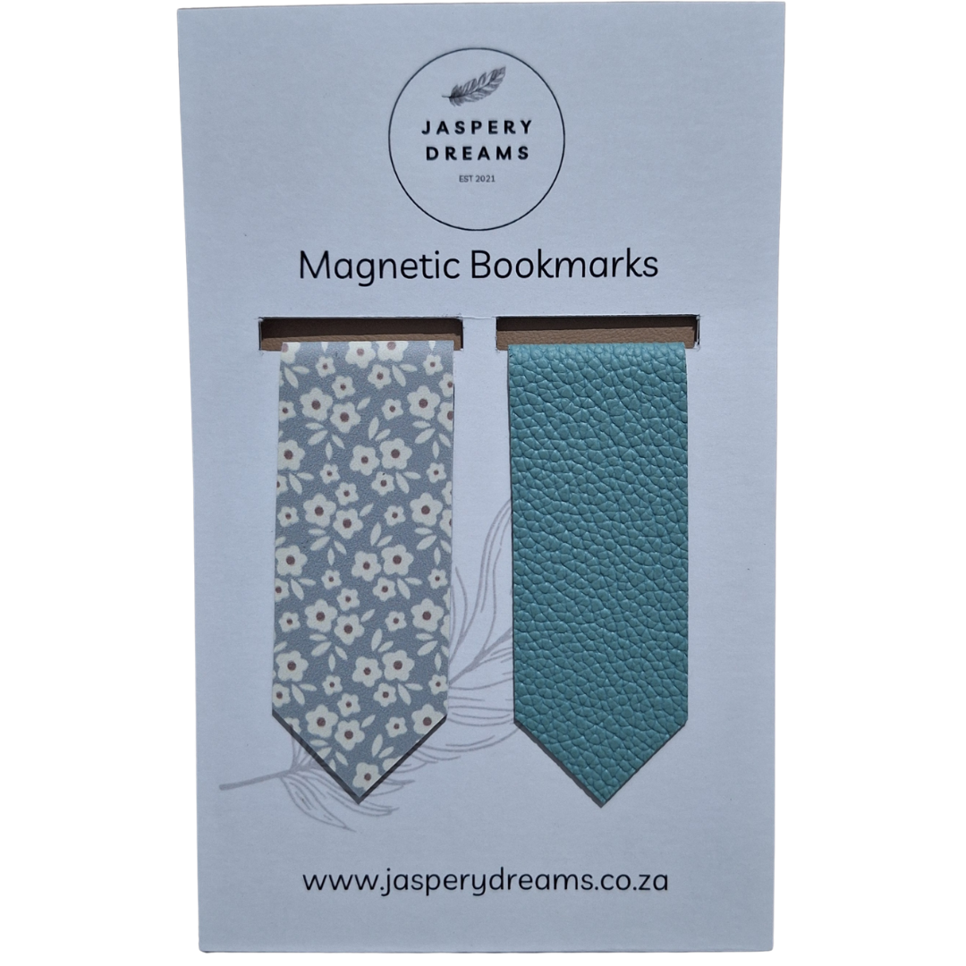Duckegg Floral Magnetic Bookmark
