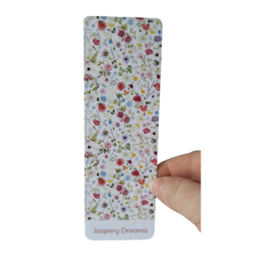 Bright Florals Laminated Bookmark