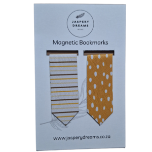 Mustard Lines Magnetic Bookmark