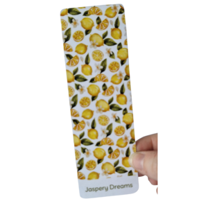 Lemons Laminated Bookmark